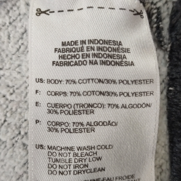 Adidas Men's Hoodie Gray Blue color Size M - Picture 7 of 7